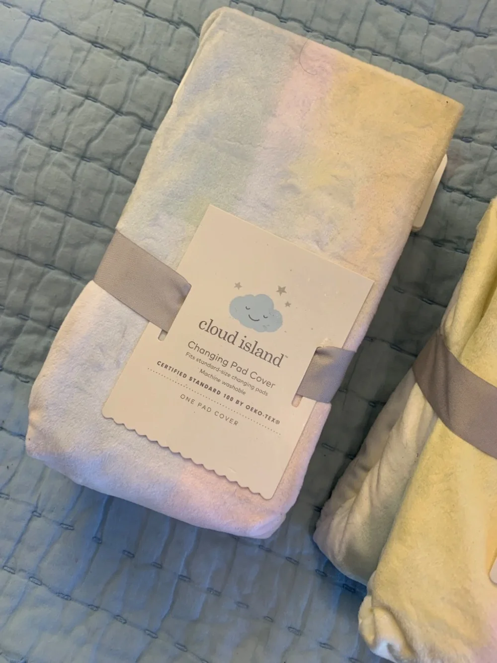 Set of 2 Cloud Island Changing Pad Covers NWT